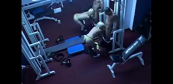  Friends Caught fucking at the Gym - Spy Cam